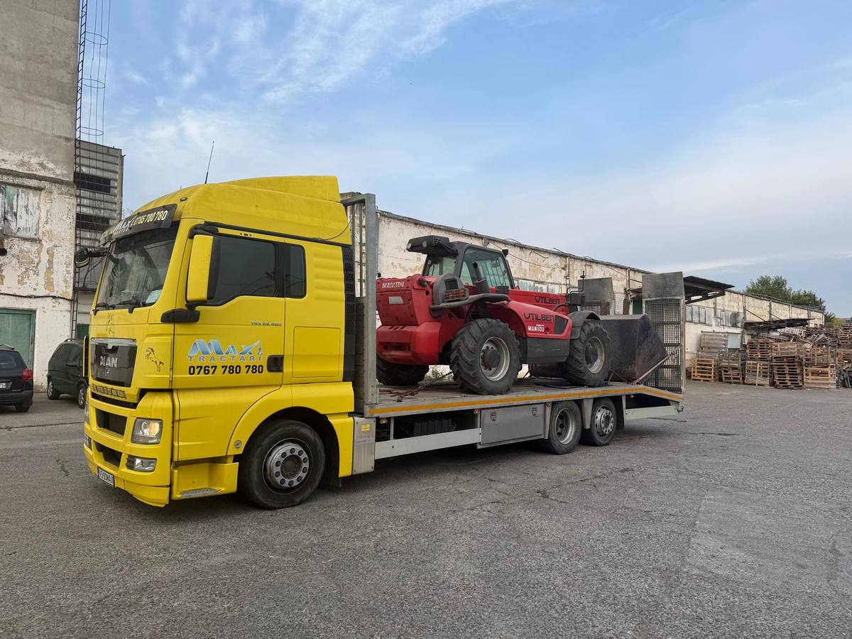 MAN Trailer MAX Tractări Manitou utilaje